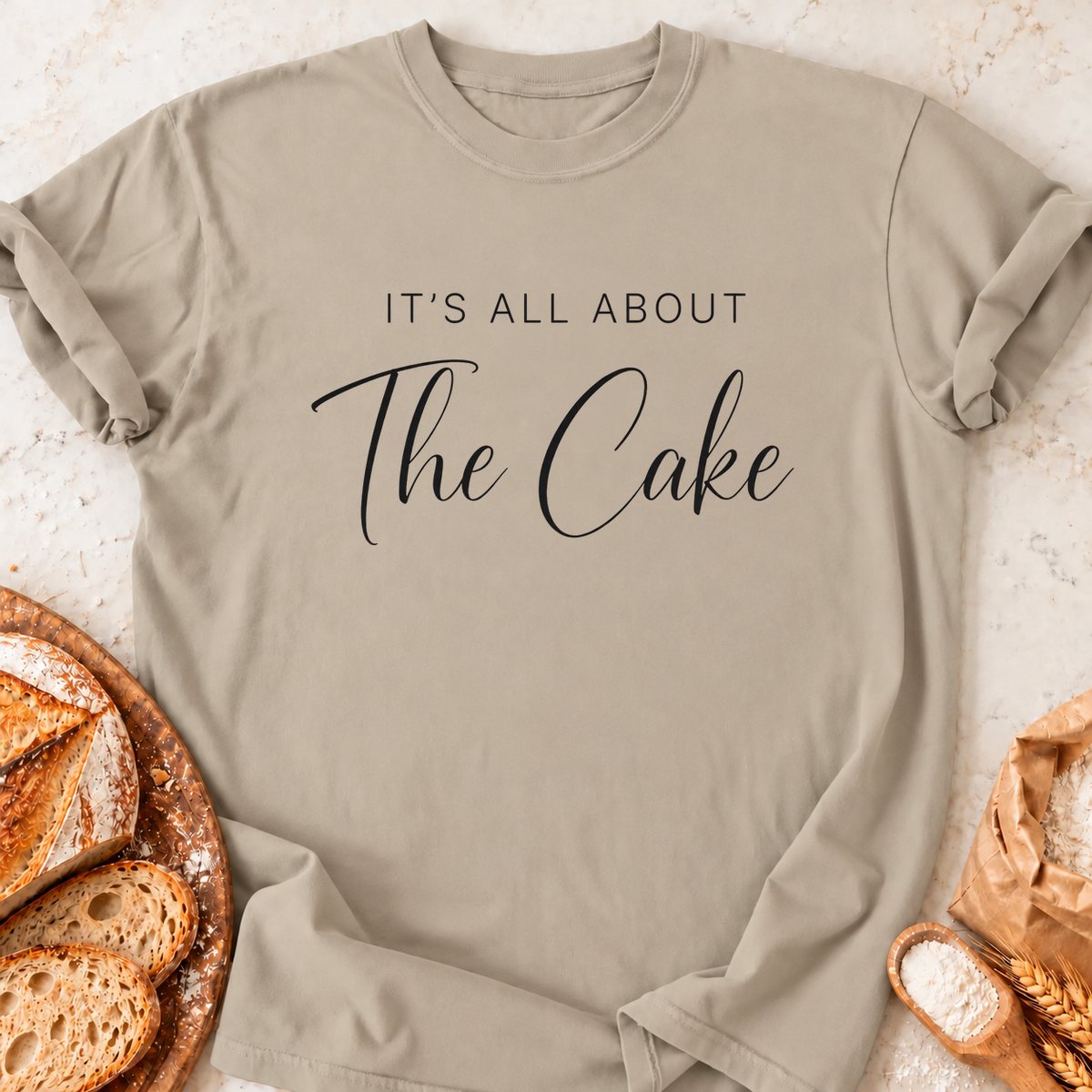 About the Cake T-Shirt — Sand