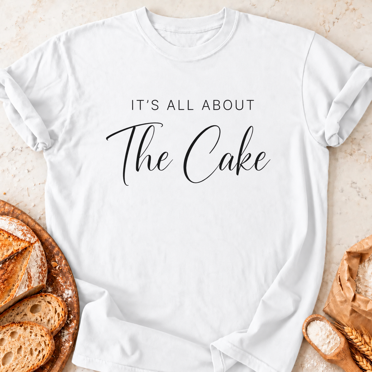 About the Cake T-Shirt — White