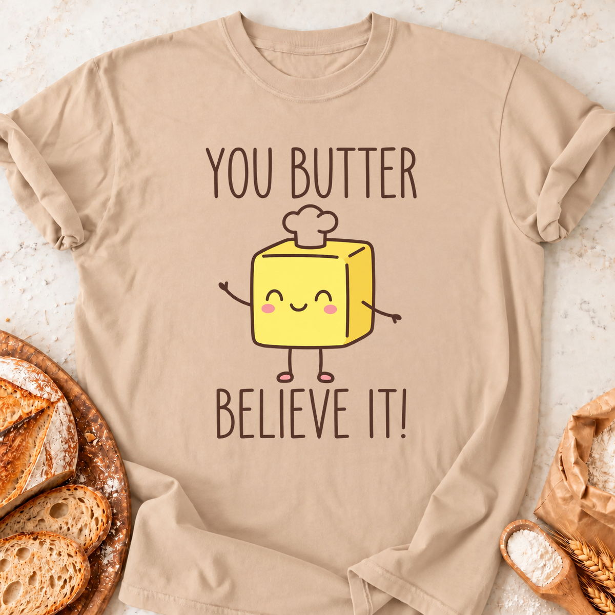 Butter Believe It T-Shirt — Natural