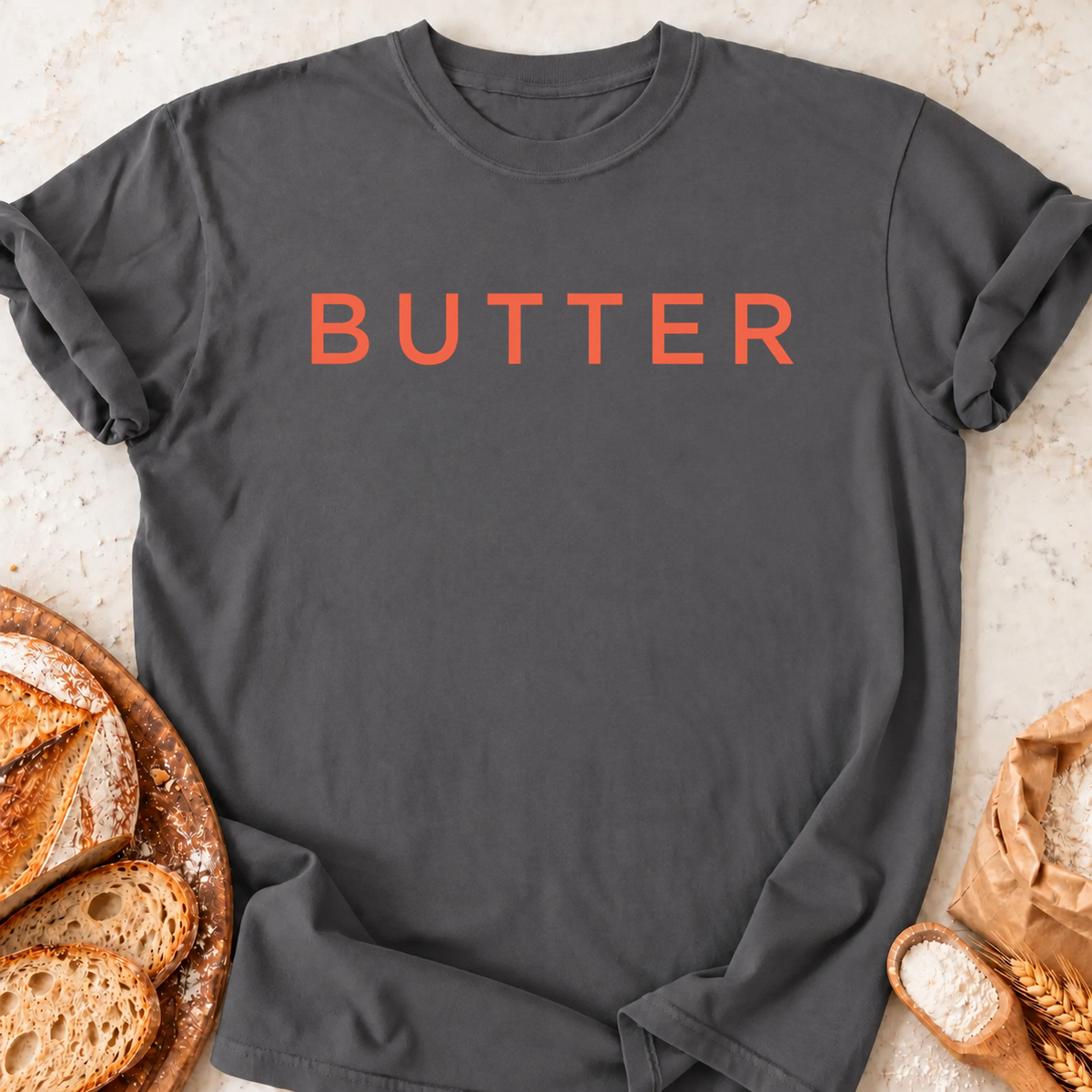 Butter T-Shirt — Charcoal