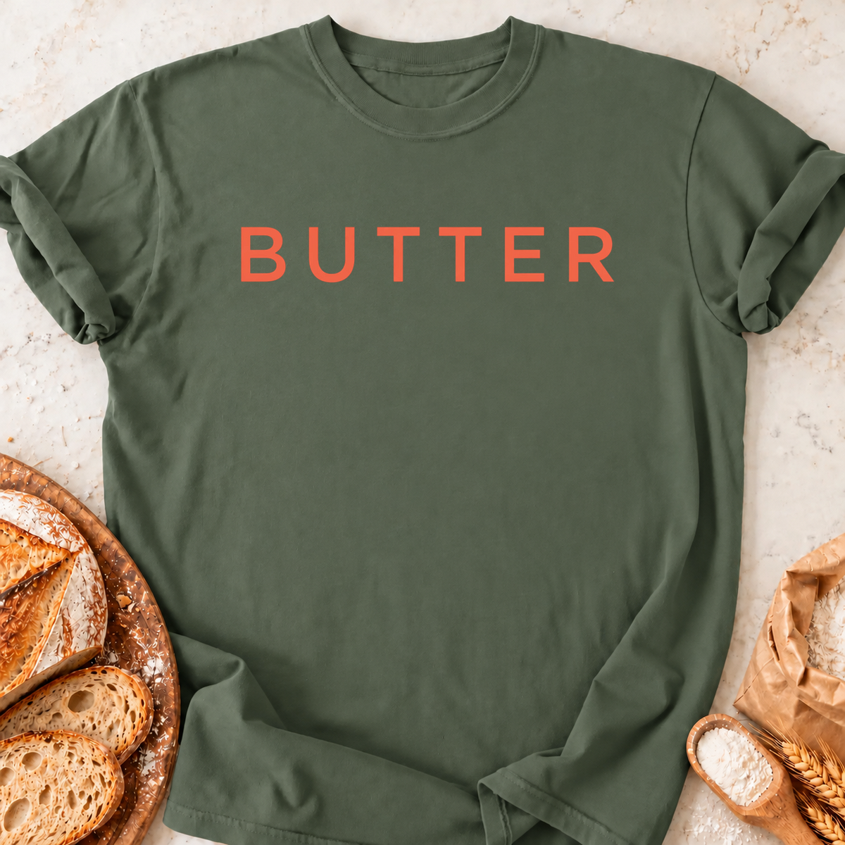 Butter T-Shirt — Military Green