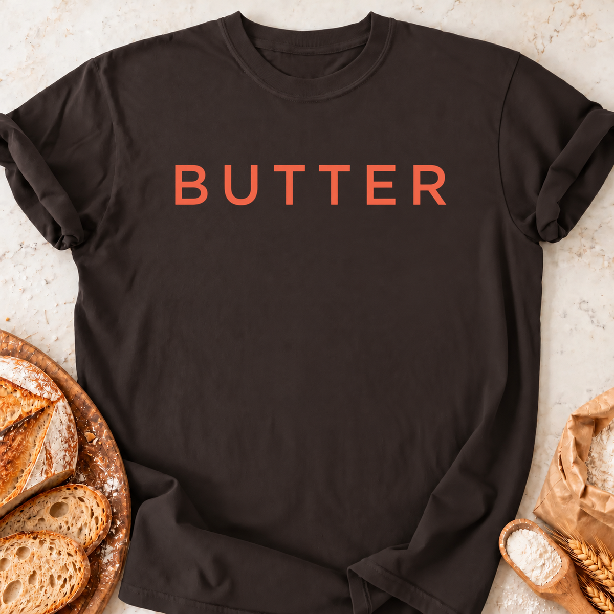 Butter T-Shirt — Dark Chocolate