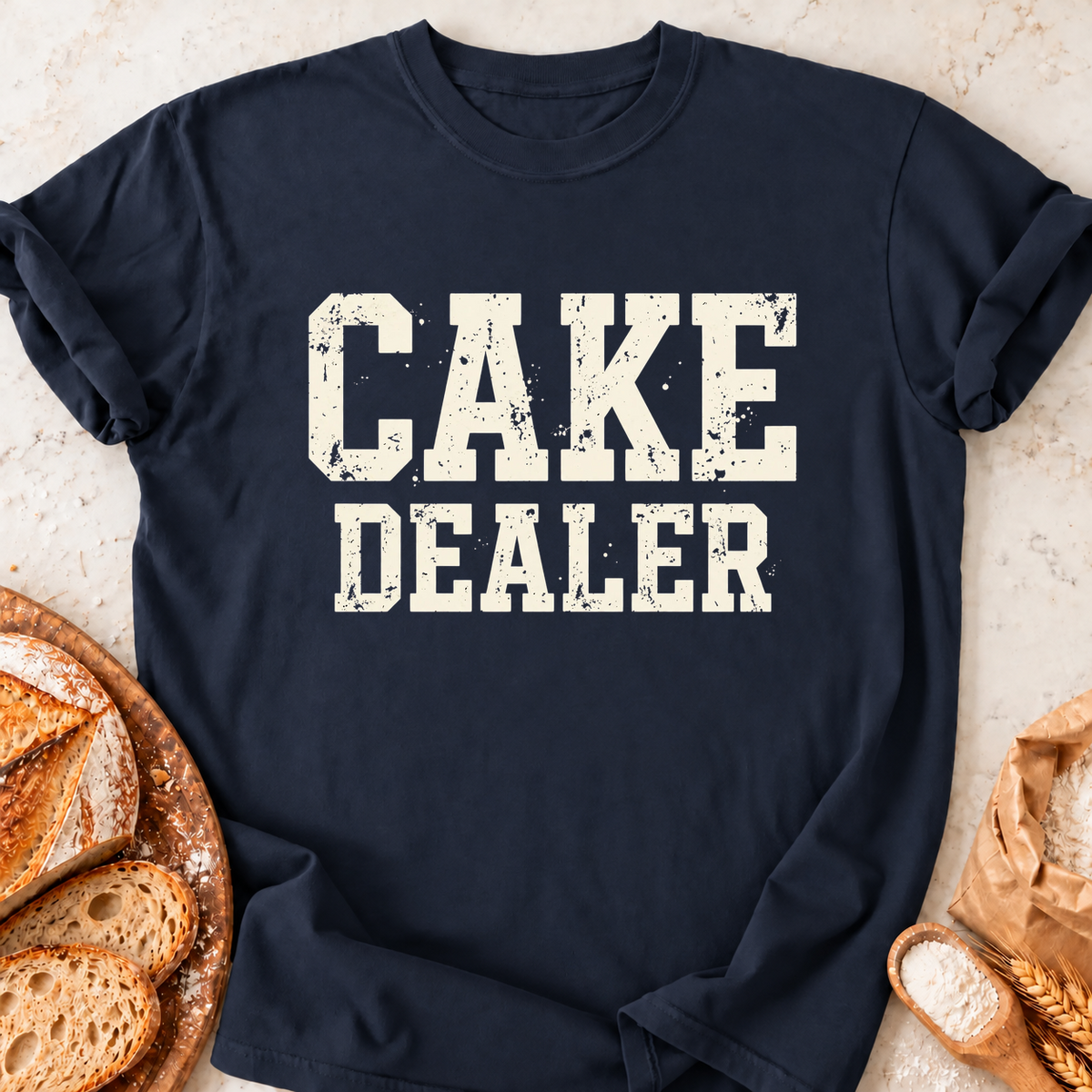 Cake Dealer T-Shirt — Navy