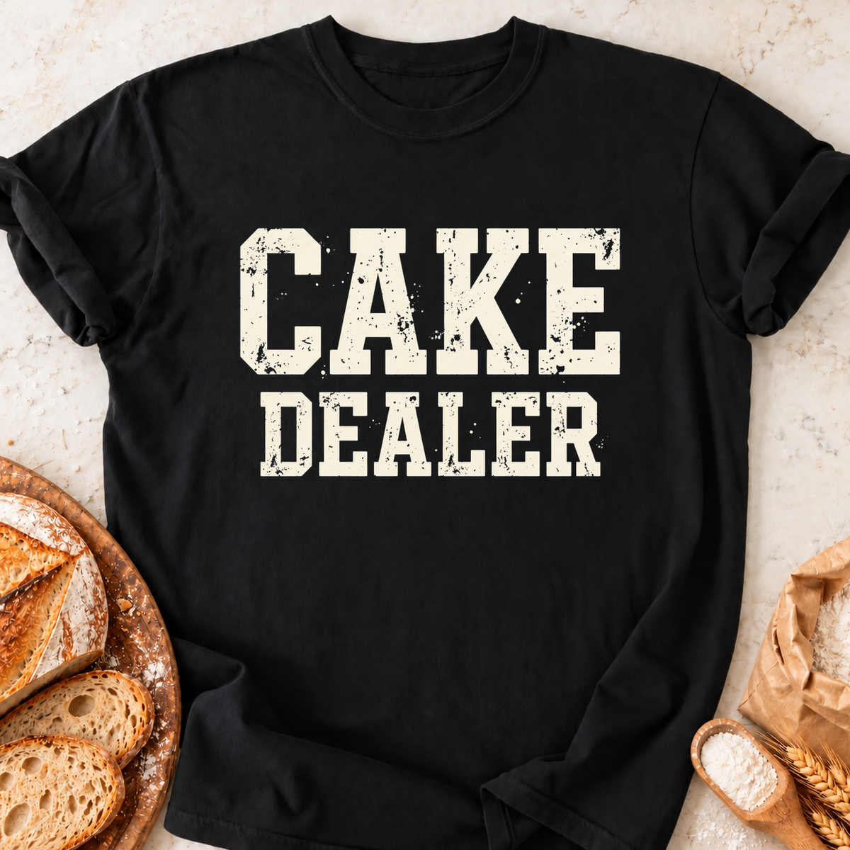 Cake Dealer T-Shirt — Black