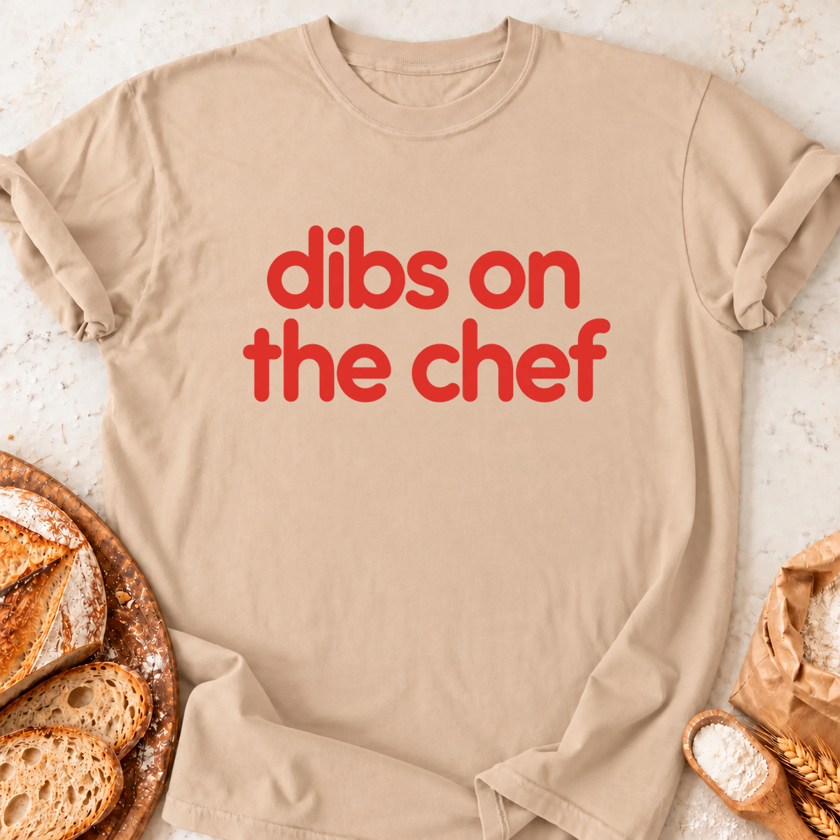 Dibs on the Chef T-Shirt — Natural