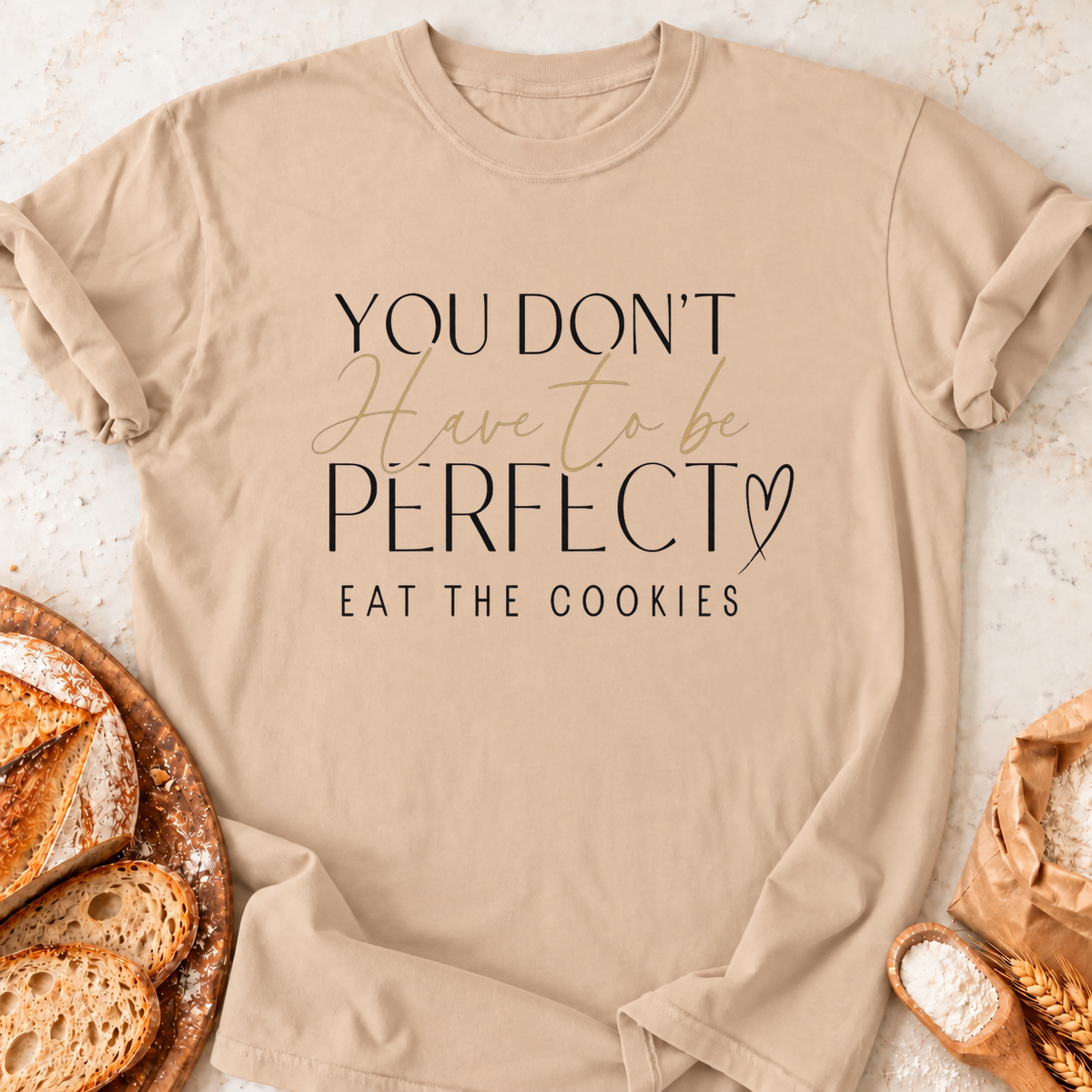 Eat the Cookies T-Shirt — Natural