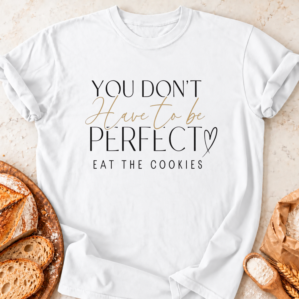 Eat the Cookies T-Shirt — White