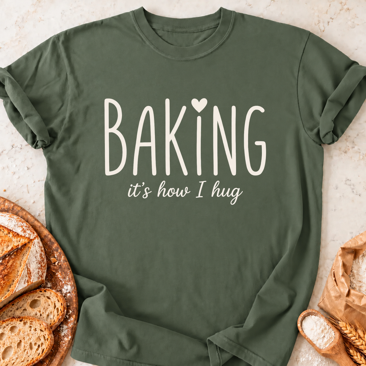 How I Hug T-Shirt — Military Green