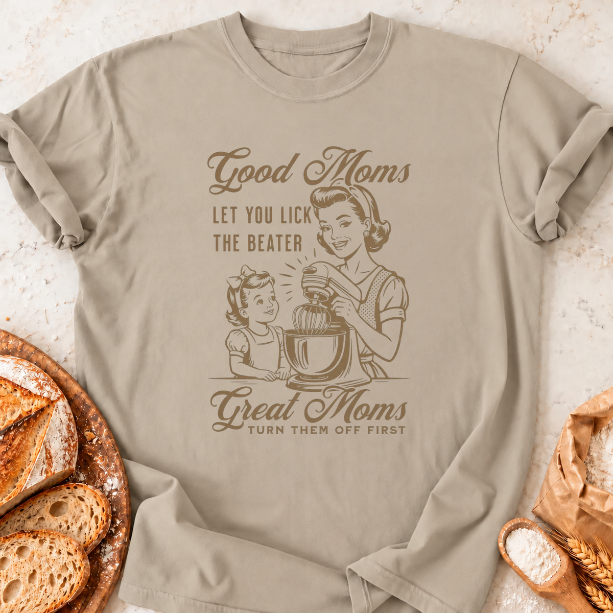 Lick the Beater T-Shirt — Sand