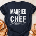 Married the Chef T-Shirt — Navy