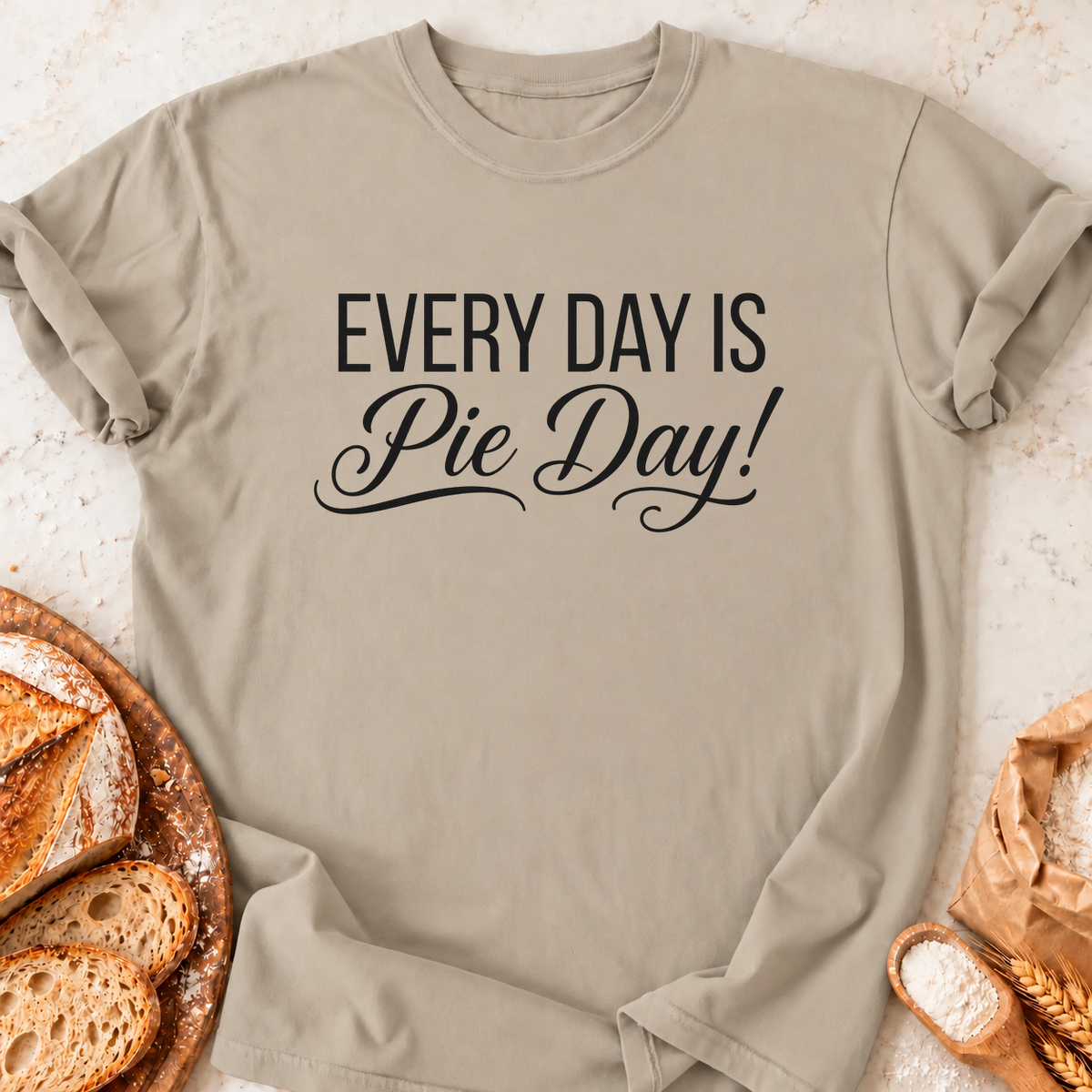 Pie Day T-Shirt — Sand