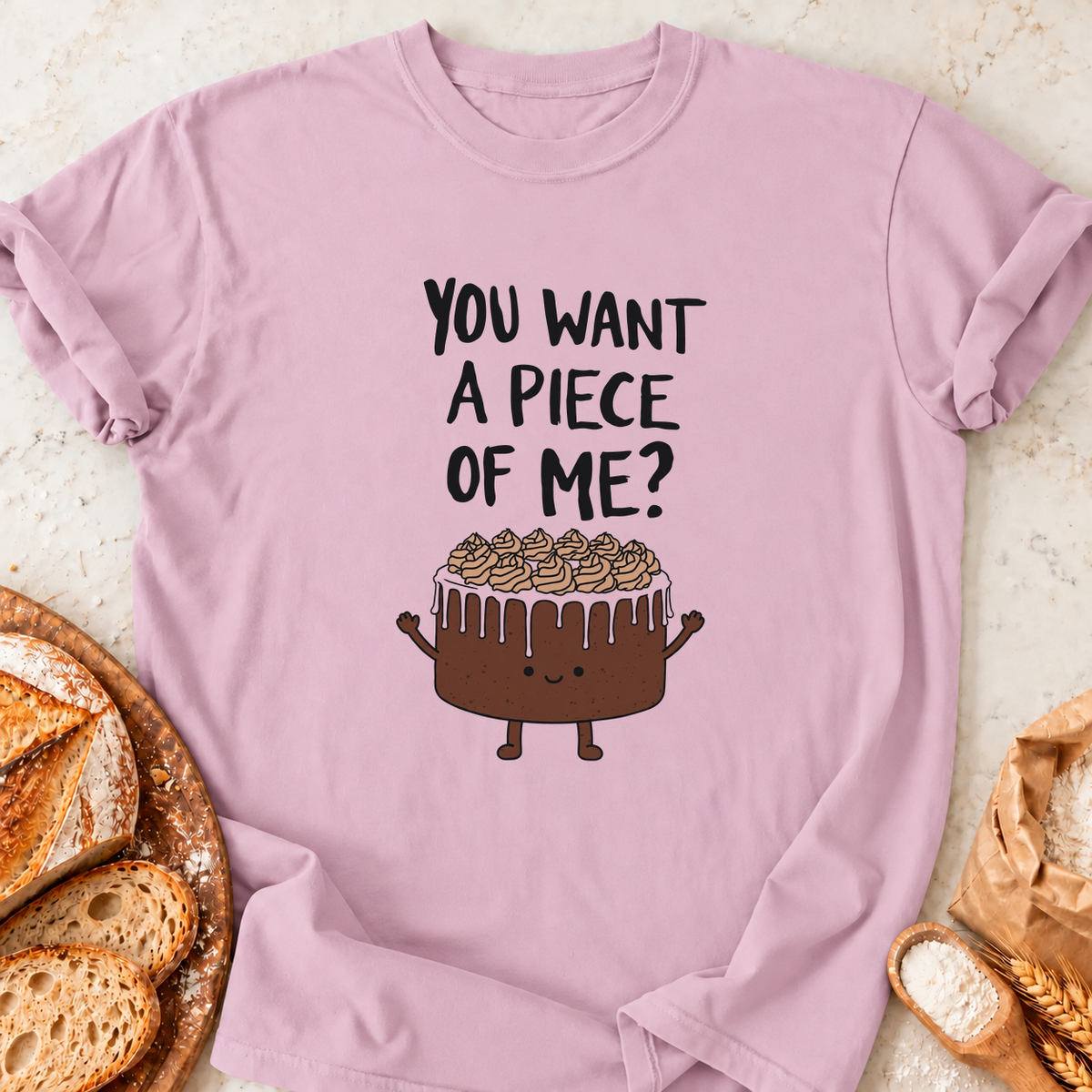 Piece of Me T-Shirt — Light Pink