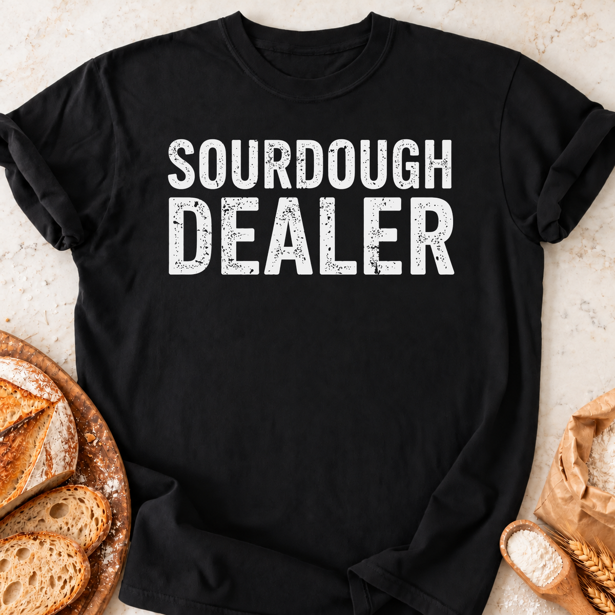 Sourdough Dealer T-Shirt — Black