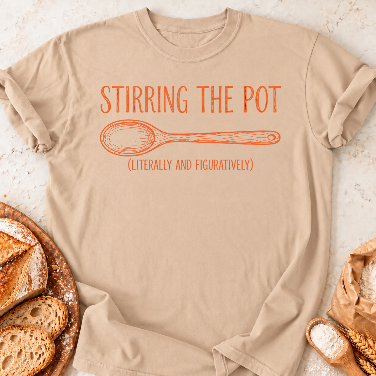 Stirring the Pot T-Shirt — Natural